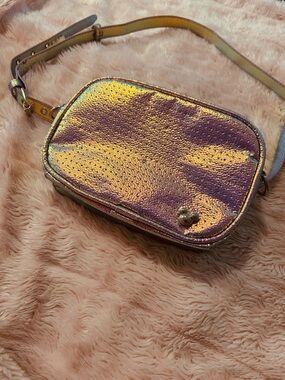 Disney Metallic Crossbody Bag - Gold & Purple and Pink